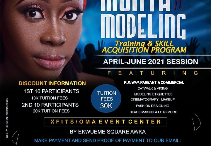 MODELLING AND SKILL ACQUISITIONS TRAINING: De Erudite Modelling Academy (DE EMA) calls for application.