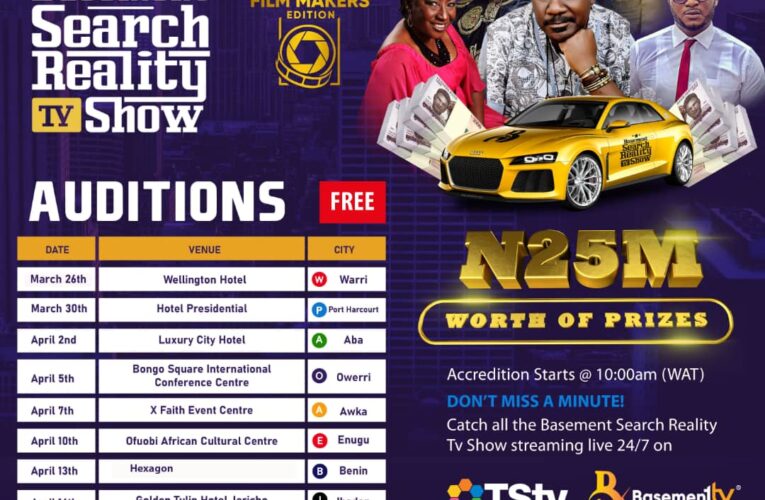 N25M Worth Of Prizes, Car Gift Up For Grabs In The Basement Search Reality TV Show