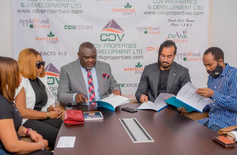 CDV Properties And Development Limited, Unveils Nollywood Actor Bryan Okwara As Ambassador (Photos)