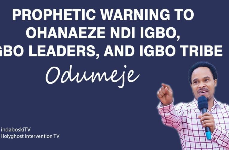 VIDEO: Prophet Odumeje Prophesies Disaster As He Warns Ohanaeze Ndi’Igbo and Other Igbo Leaders