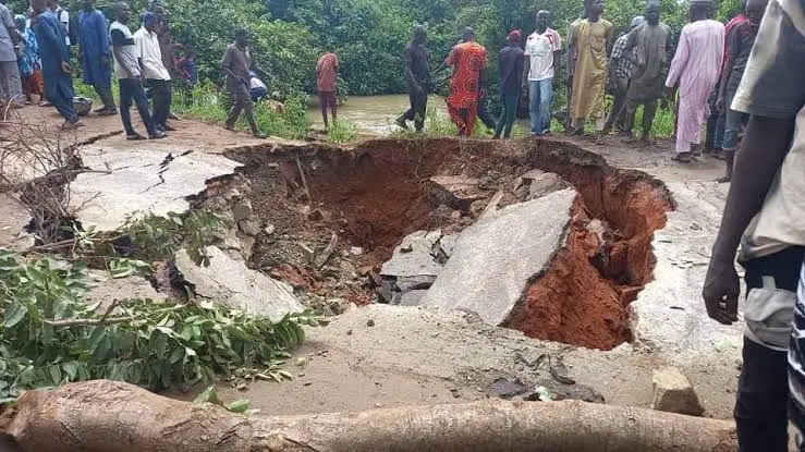 Minna-Bida Road Collapses Again, Poses Danger To Motorists