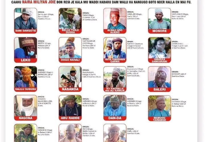 [PHOTOS]: N5 Million Bounty Per Head As DHQ Releases List Of 19 Most Wanted Terrorist Kingpins