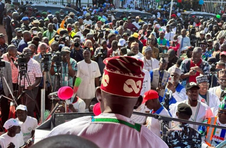 Presidential Rally: Tinubu, Shettima Storms Rivers In Grand Style As Amaechi, Others Distance Selves