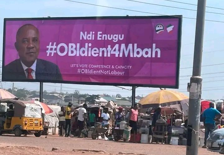 Photos: PDP Guber Candidate Erects Billboards, Begs ObiDients To Vote For Him