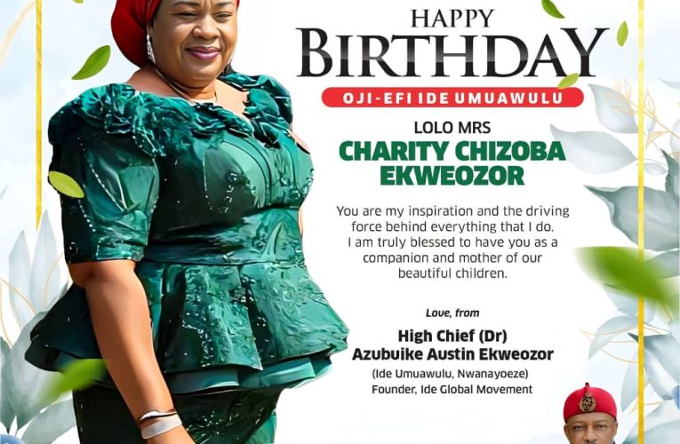 Founder, Ide Global Movement, Ekweozor Marks Wife’s Birthday in Grand Style