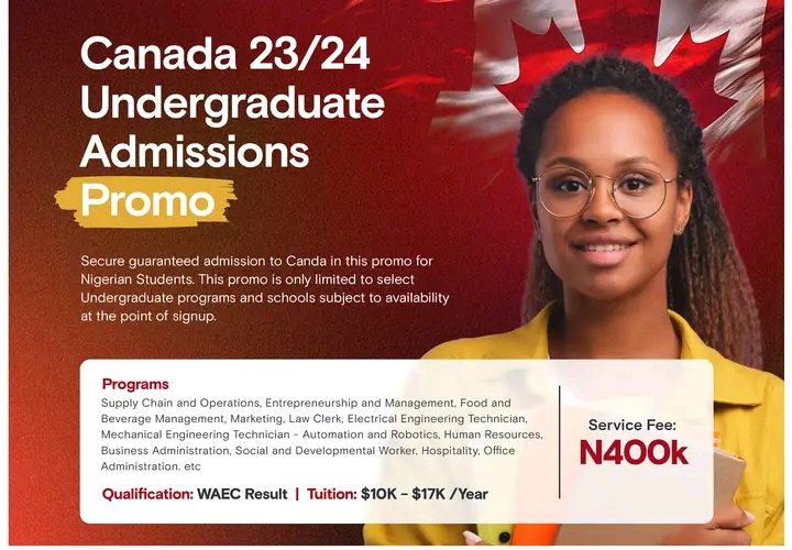 Apply for Canadian Undergraduate Admissions for the 2024/2025 Session Promo