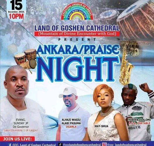 Reactions as Pasuma, Portable to Attend, Perform at ‘Praise Night’