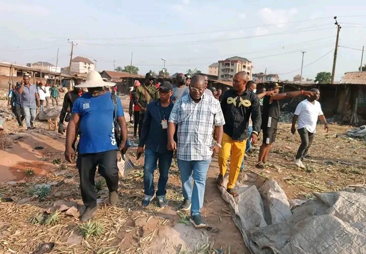 Anambra State Govt Relocates Coca Cola Market Onitsha To Permanent Site.