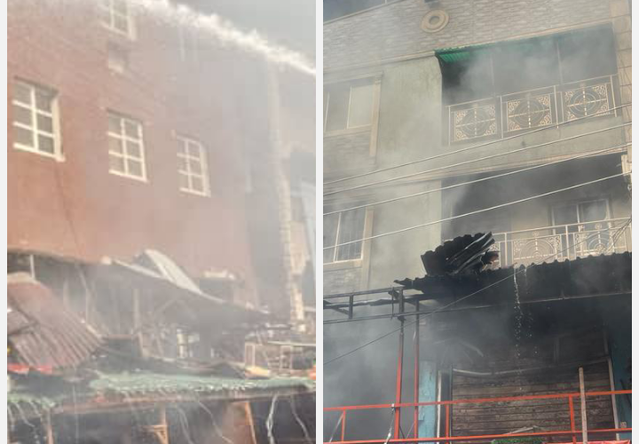 Devastating Fire Incident Engulfs Multiple Buildings in Lagos Island, Destroys Properties