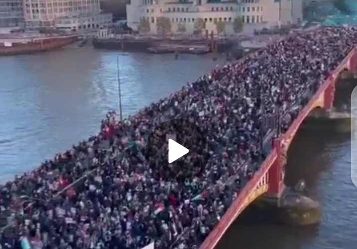 Watch Heaviest Protest in Londonistan