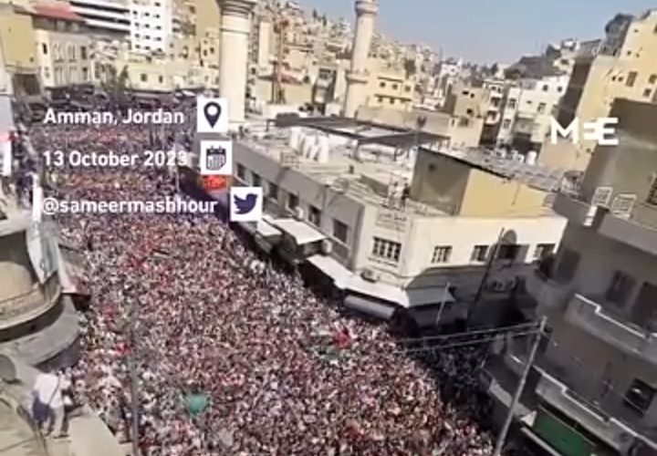 Gaza War: Mass Protests in Jordan Against Peace Treaty with Israel