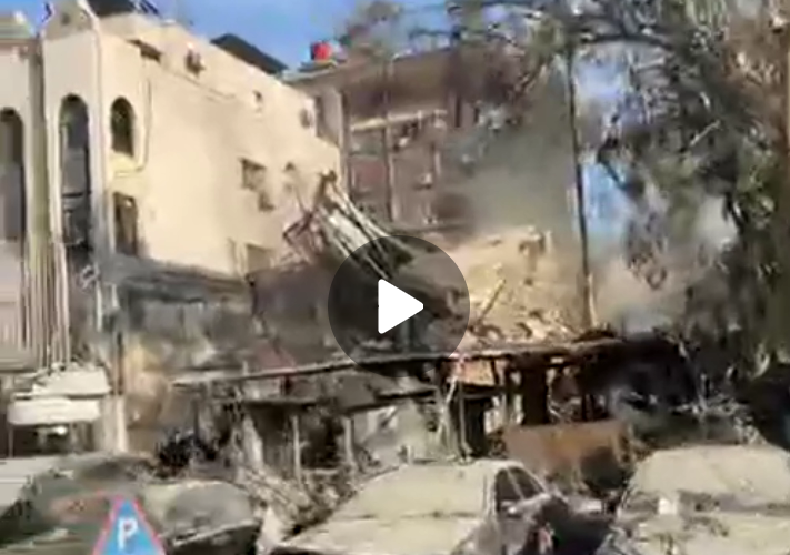 BREAKING [Video]: Watch How Mysterious Airstrike Near Iranian Embassy in Damascus, Syria Claims Scores of Force Leaders, Causes Monumental Effects