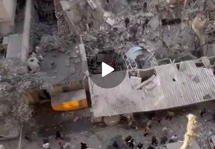 Heart wrenching Video of Leftovers of Strike in Damascus, Syria