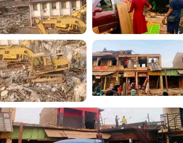 BREAKING: [Photos] Enugu State Government to Demolish Popular Market in Nsukka